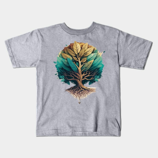 Tree of Life - Designs for a Green Future Kids T-Shirt by Greenbubble